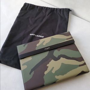 SAINT LAURENT Clutch/ organizer. Fits mini iPad